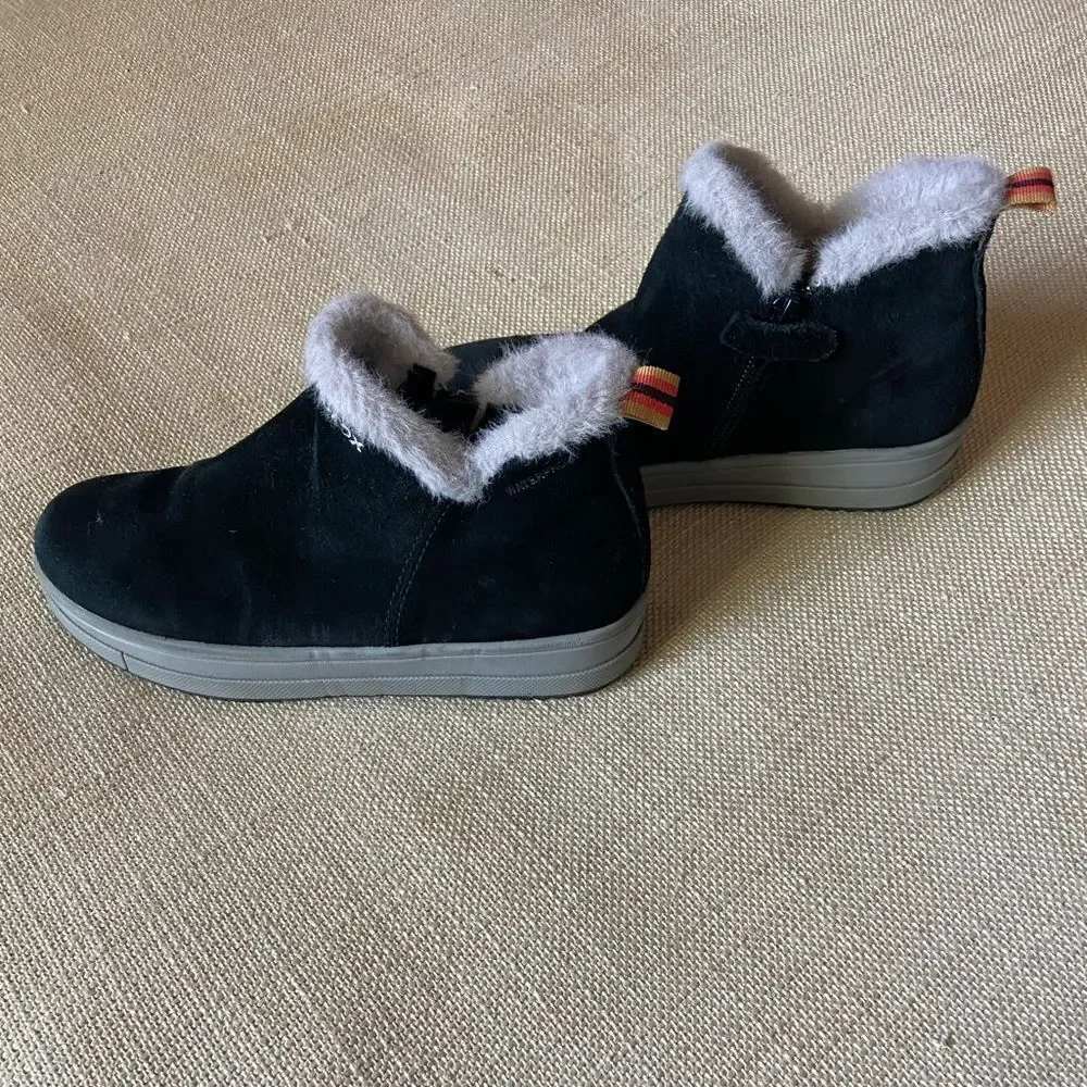 Geox Girls Rebecca Ankle Boot, Black Size 1
